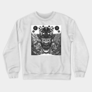 reina roja, the mayan red queen in ecopop pattern Crewneck Sweatshirt